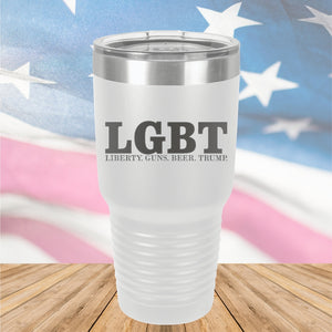 LGBT Liberty Guns Beer Trump 1 Tumbler - Stainless Steel - 2616 -