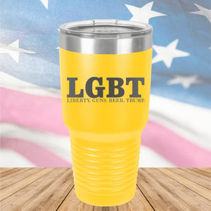 LGBT Liberty Guns Beer Trump 1 Tumbler - Stainless Steel - 2616 -