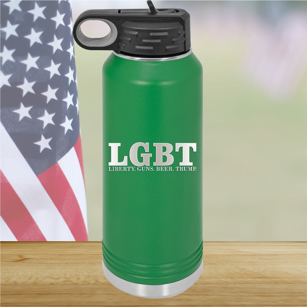 LGBT Liberty Guns Beer Trump 1 Tumbler - Stainless Steel - 2616 -