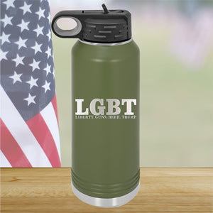 LGBT Liberty Guns Beer Trump 1 Tumbler - Stainless Steel - 2616 -