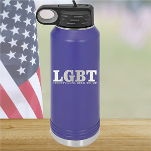 LGBT Liberty Guns Beer Trump 1 Tumbler - Stainless Steel - 2616 -