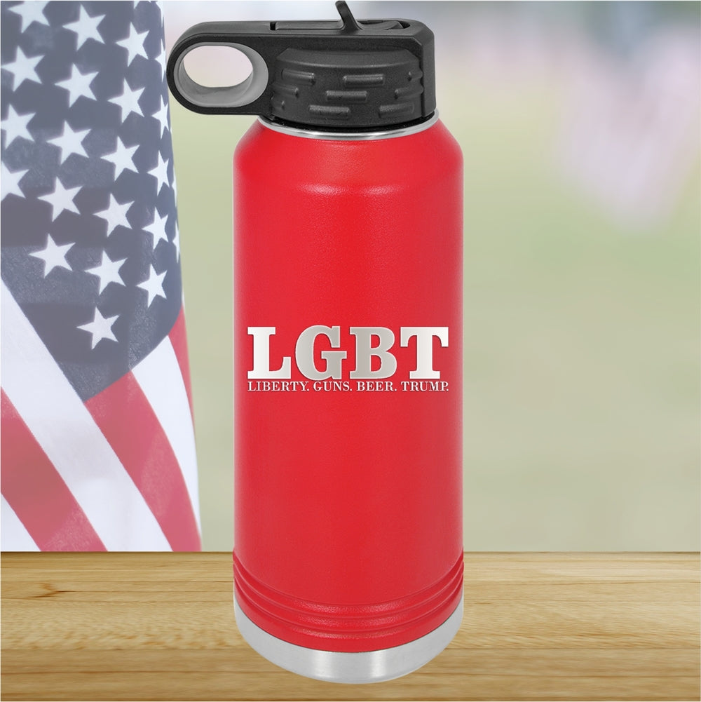 LGBT Liberty Guns Beer Trump 1 Tumbler - Stainless Steel - 2616 -