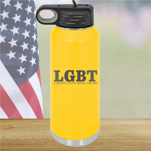 LGBT Liberty Guns Beer Trump 1 Tumbler - Stainless Steel - 2616 -