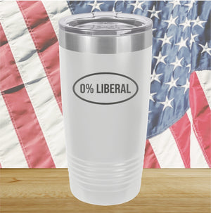 0 Percent Liberal 1 Tumbler - Stainless Steel - 2626 -