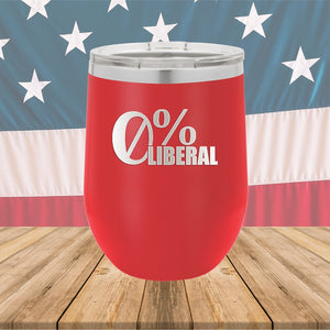 0 Percent Liberal 2 Tumbler - Stainless Steel - 2627 -