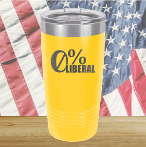 0 Percent Liberal 2 Tumbler - Stainless Steel - 2627 -