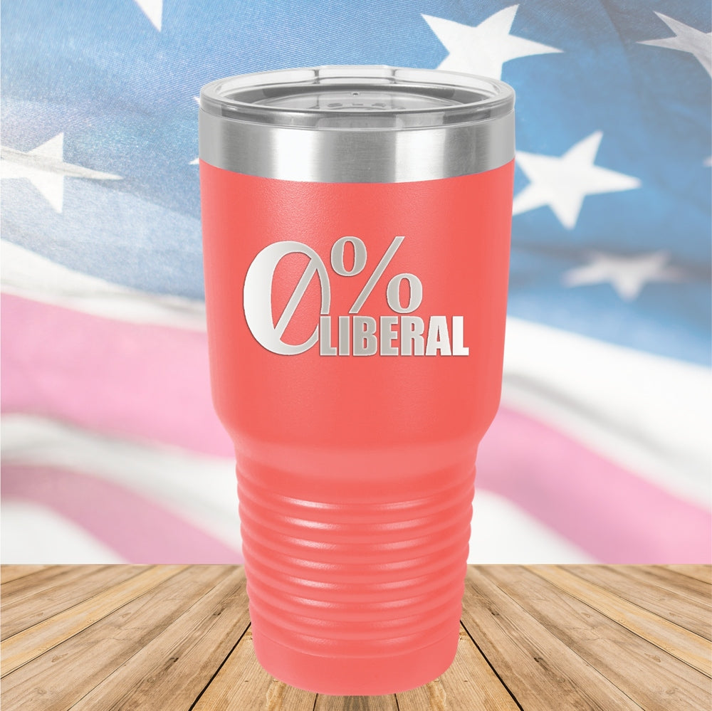 0 Percent Liberal 2 Tumbler - Stainless Steel - 2627 -