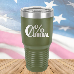 0 Percent Liberal 2 Tumbler - Stainless Steel - 2627 -