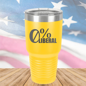 0 Percent Liberal 2 Tumbler - Stainless Steel - 2627 -