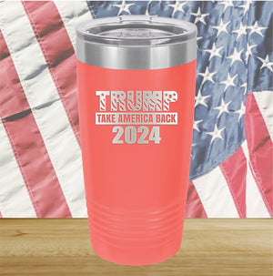 Trump Take America Back 2024 2 Tumbler - Stainless Steel - 2645 -