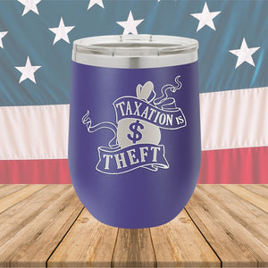 Taxation is Theft 1 Tumbler - Stainless Steel - 2654 -