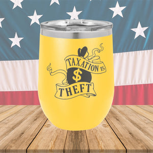 Taxation is Theft 1 Tumbler - Stainless Steel - 2654 -