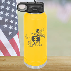 Taxation is Theft 1 Tumbler - Stainless Steel - 2654 -