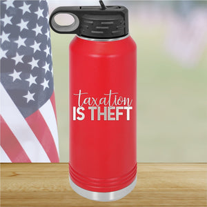 Taxation is Theft 2 Tumbler - Stainless Steel - 2655 -