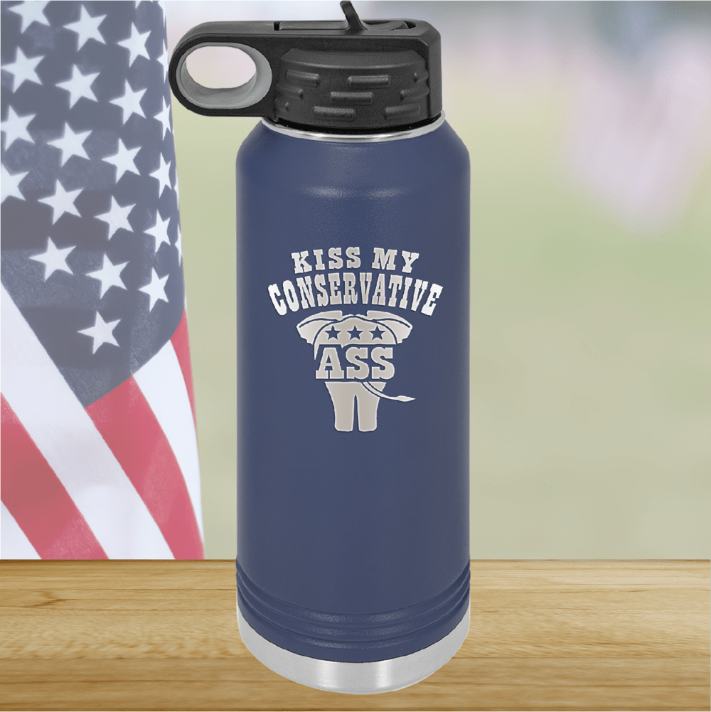 Kiss my Conservative Ass 1 Tumbler - Stainless Steel - 2657 -