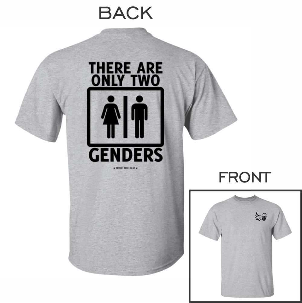 There are Only Two Genders T-Shirt for Republicans - 2660 -