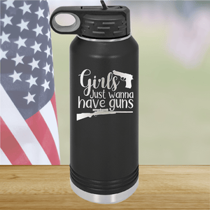 Girls Just Wanna Have Guns 1 Tumbler - Stainless Steel - 2666 -