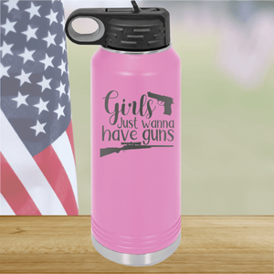 Girls Just Wanna Have Guns 1 Tumbler - Stainless Steel - 2666 -