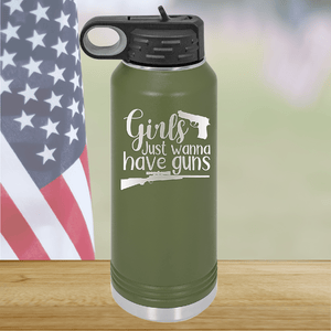 Girls Just Wanna Have Guns 1 Tumbler - Stainless Steel - 2666 -