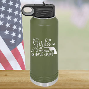 Girls Just Wanna Have Guns 2 Tumbler - Stainless Steel - 2667 -