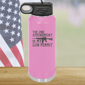 The Second Amendment is My Gun Permit 1 Tumbler - Stainless Steel - 2670 -