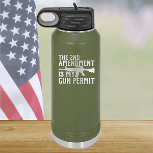 The Second Amendment is My Gun Permit 1 Tumbler - Stainless Steel - 2670 -