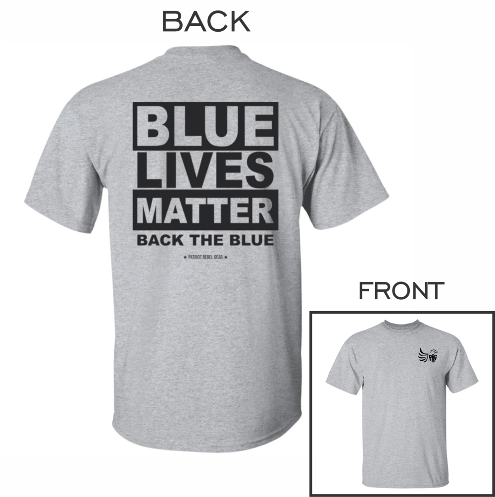 Blue Lives Matter Back the Blue T-Shirt for Republicans - 2674 -