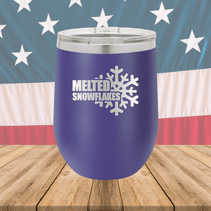 Melted Snowflakes Tumbler - Stainless Steel - 2681 -