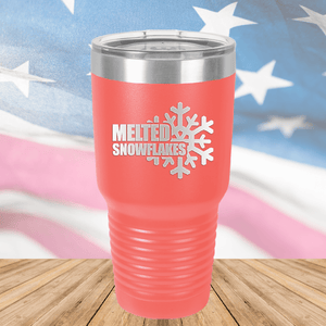 Melted Snowflakes Tumbler - Stainless Steel - 2681 -