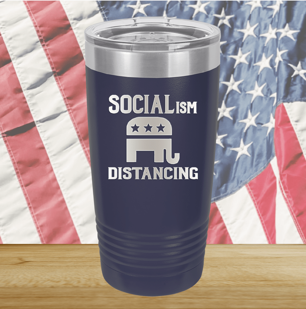 Socialism Distancing Tumbler - Stainless Steel - 2695 -