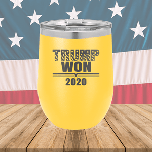 Trump Won 2020 1 Tumbler - Stainless Steel - 2705 -