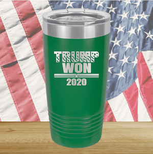 Trump Won 2020 1 Tumbler - Stainless Steel - 2705 -