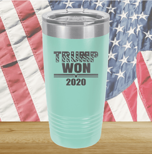 Trump Won 2020 1 Tumbler - Stainless Steel - 2705 -