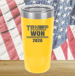 Trump Won 2020 1 Tumbler - Stainless Steel - 2705 -