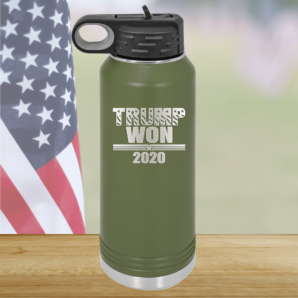 Trump Won 2020 1 Tumbler - Stainless Steel - 2705 -