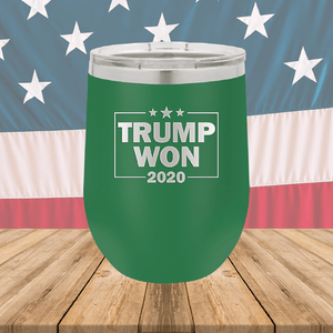 Trump Won 2020 2 Tumbler - Stainless Steel - 2706 -