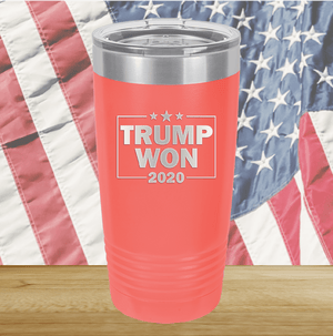 Trump Won 2020 2 Tumbler - Stainless Steel - 2706 -