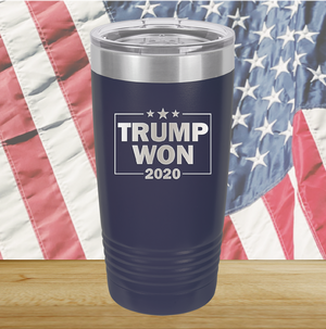 Trump Won 2020 2 Tumbler - Stainless Steel - 2706 -