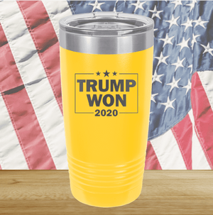 Trump Won 2020 2 Tumbler - Stainless Steel - 2706 -