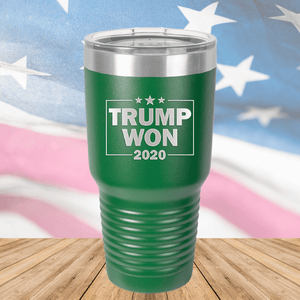 Trump Won 2020 2 Tumbler - Stainless Steel - 2706 -