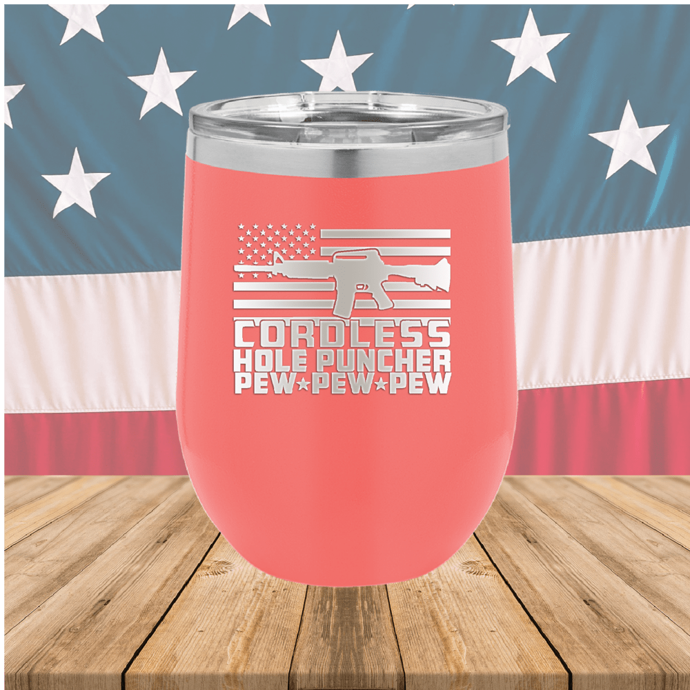 Cordless Hole Puncher Tumbler - Stainless Steel - 2707 -