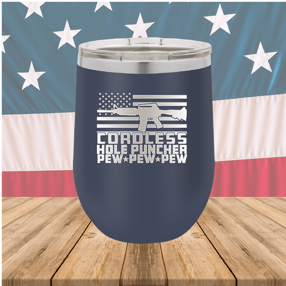 Cordless Hole Puncher Tumbler - Stainless Steel - 2707 -