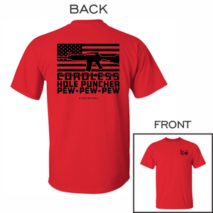 Cordless Hole Puncher T-Shirt for Republicans - 2707