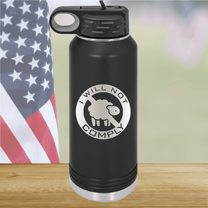 I Will Not Comply Sheep Tumbler - Stainless Steel - 2711 -