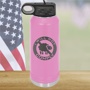 I Will Not Comply Sheep Tumbler - Stainless Steel - 2711 -