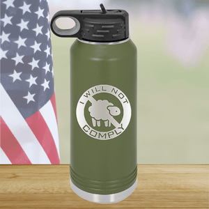 I Will Not Comply Sheep Tumbler - Stainless Steel - 2711 -