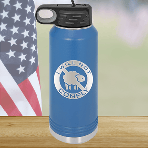 I Will Not Comply Sheep Tumbler - Stainless Steel - 2711 -