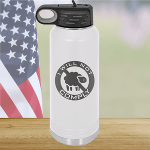 I Will Not Comply Sheep Tumbler - Stainless Steel - 2711 -