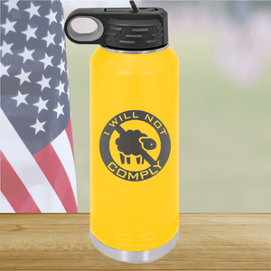 I Will Not Comply Sheep Tumbler - Stainless Steel - 2711 -