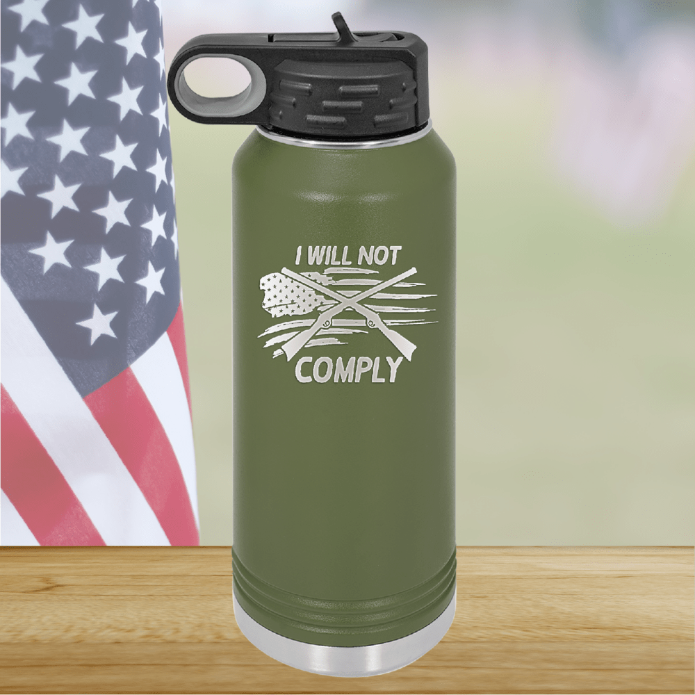 I Will Not Comply 3 Tumbler - Stainless Steel - 2714 -